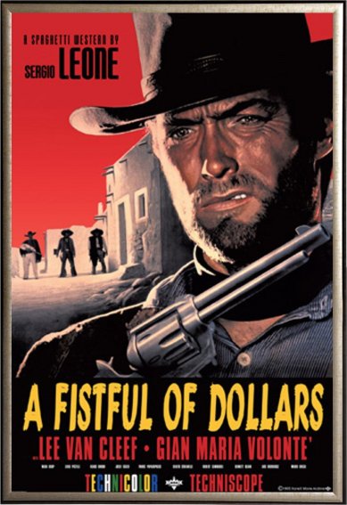 fistful of dollars poster