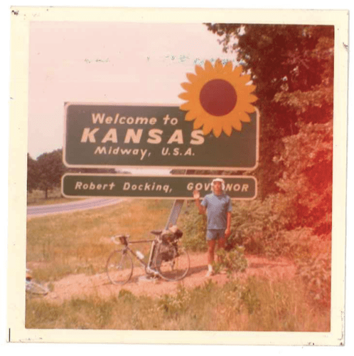 Mark Welcome to Kansas