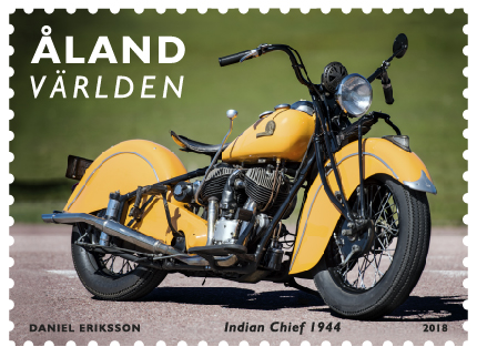 Indian Chief 1944 postimerkki